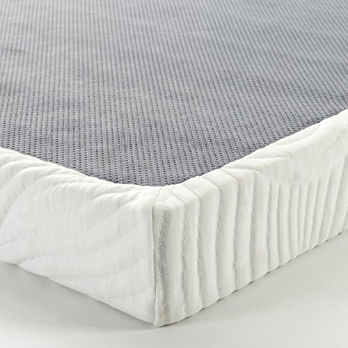 Zinus Quick Lock Metal Smart Box Spring Twin Mattress Foundation, White