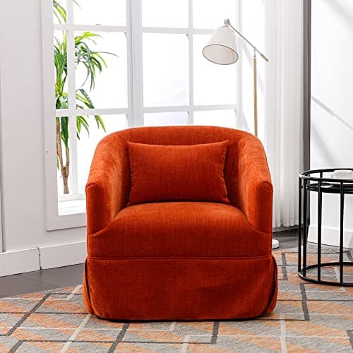Modern Blue Swivel Accent Chair for Living Room or Bedroom