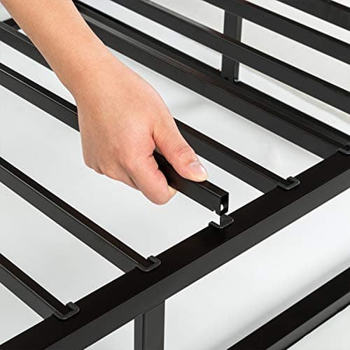 Zinus Quick Lock Metal Smart Box Spring Twin Mattress Foundation, White