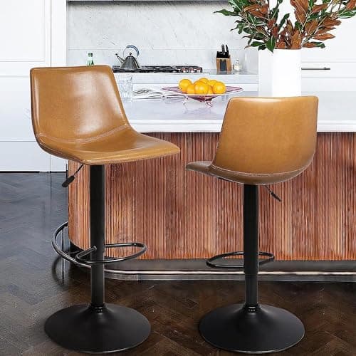 Adjustable Swivel Bar Stools Set of 4 for Kitchen Island