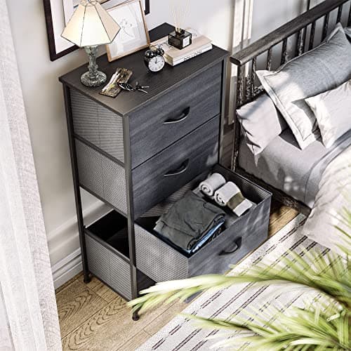 YITAHOME 4-Drawer Fabric Dresser - Organizer for Bedroom, Hallway, Closets