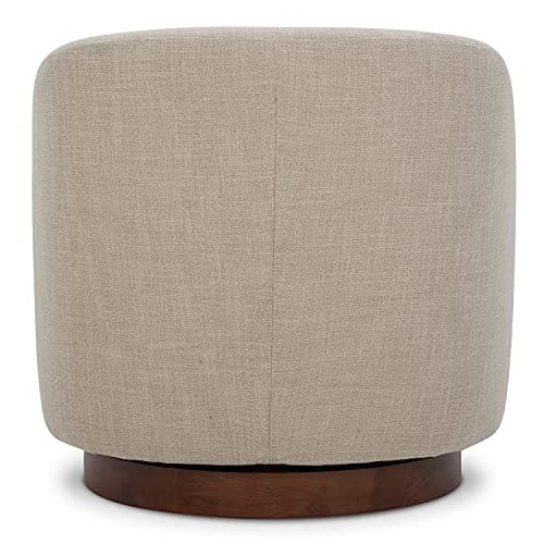CHITA Flax Beige FSC Certified Swivel Chair, Living Room Set of 2Fully Assembled