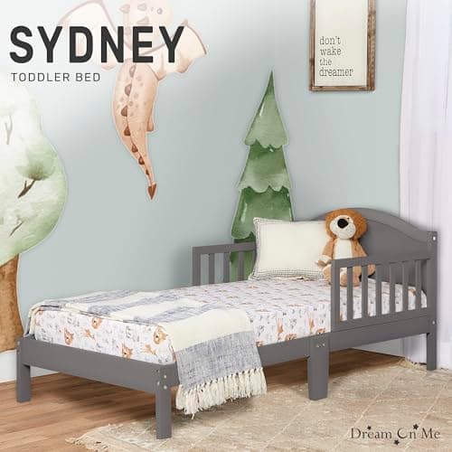 Dream On Me Steel Grey Sydneyside Toddler Bed Certified Safe