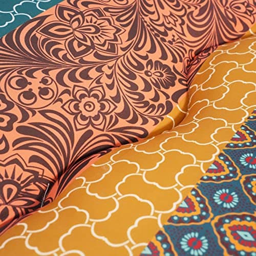 MAXYOYO Boho Floral Japanese Futon Mattress Full Size Folding Camping Sleeping Pad