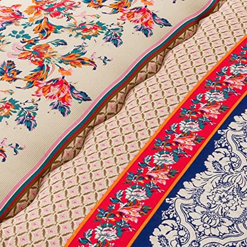 MAXYOYO Boho Floral Japanese Futon Mattress Full Size Folding Camping Sleeping Pad