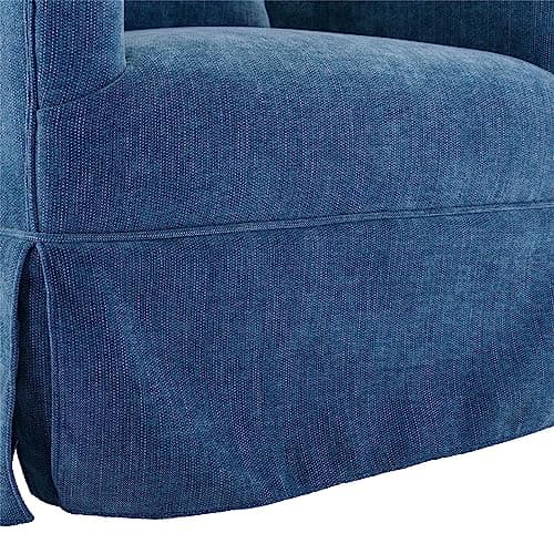 Modern Blue Swivel Accent Chair for Living Room or Bedroom