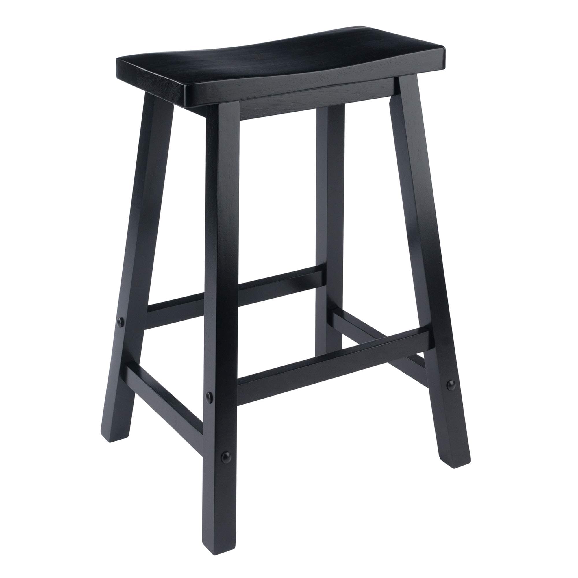 Winsome Satori 24" Black Counter Stool
