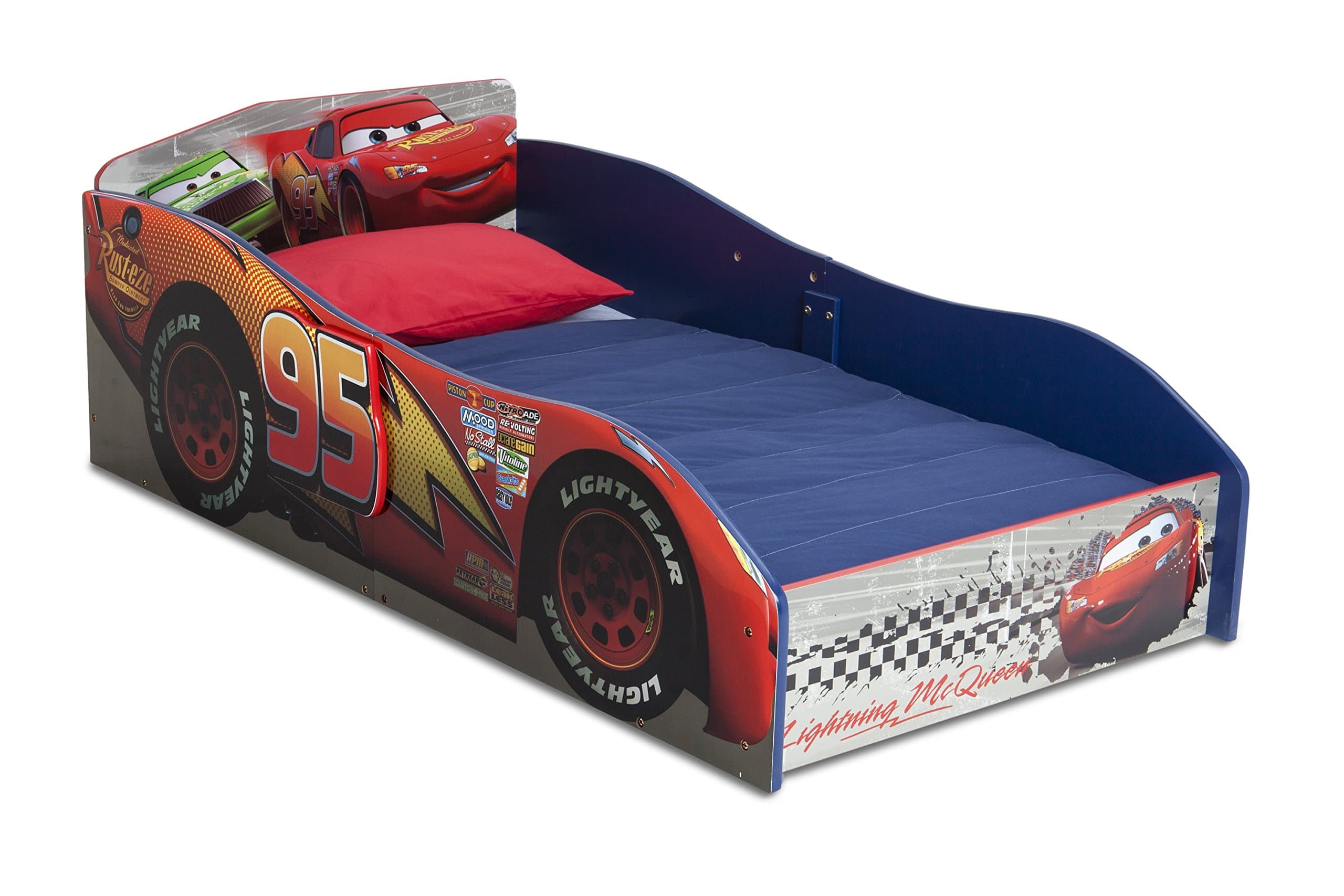 Delta Children Disney Pixar Cars Wood Toddler Bed